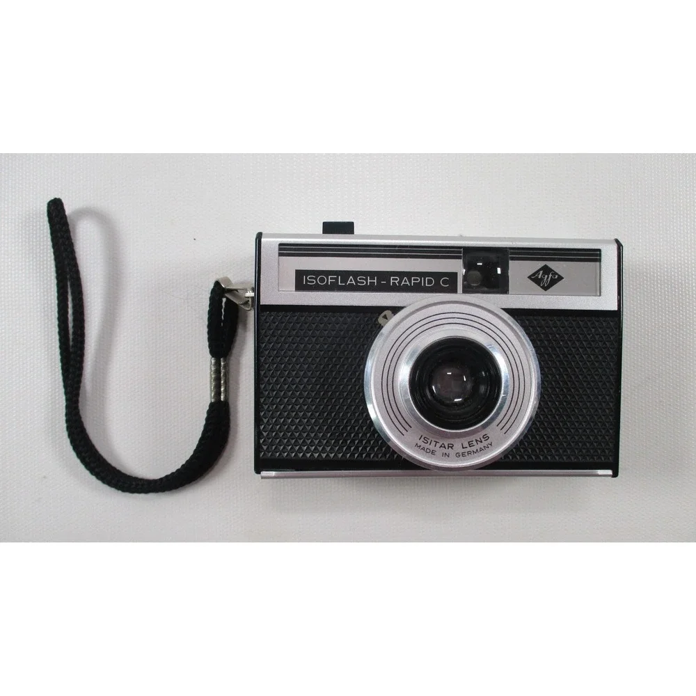 Vintage Agfa 35mm Film Camera Isoflash-Rapid Isinar Lens Made in Germ UNTESTED